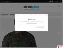 Tablet Screenshot of dukedirect.co.uk